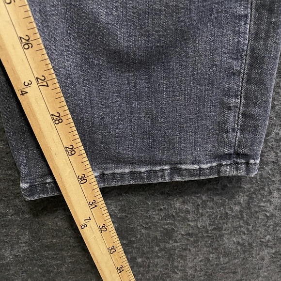 Mavi Zach Straight Leg Jeans Men 33x32 Gray Stretch Denim Five Pocket Faded Wash - Picture 4 of 11